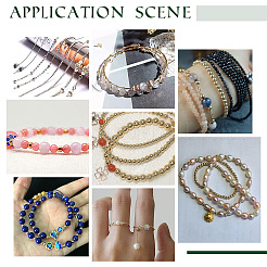 Стойки обшивки латунные бусины KK-PH0009-20