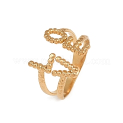 Кольца-манжеты из нержавеющей стали 304 для женщин RJEW-K303-05G