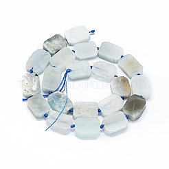 Природные Аквамарин бисер нитей G-F725-07