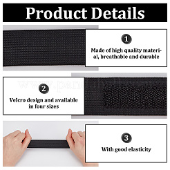 Регулируемая нейлоновая эластичная лента с волшебной лентой AJEW-WH0475-72