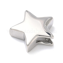 Латунные подвески-слайдеры в виде звезд&nbsp;KK-P349-18A-P