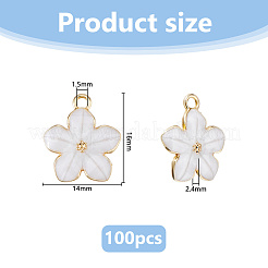 100 шт. Подвески из сплава с эмалью&nbsp;ENAM-DC0002-21