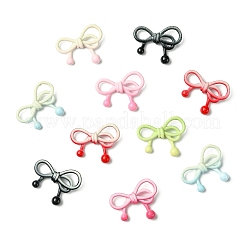 28 шт. 7-цветные бусины из сплава&nbsp;PALLOY-CJ0004-94