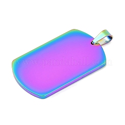 Pendentifs en acier inoxydable 304 avec placage ionique (IP)&nbsp;LS-STAS-I311-03A-RC