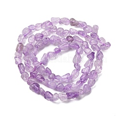 Нити бусин из натурального лавандового аметиста G-I389-A02