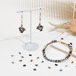 120шт 6 стиля бусины из натуральных смешанных драгоценных камней G-PH0002-50