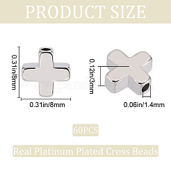 60 шт. Латунные бусины KK-CN0002-96P