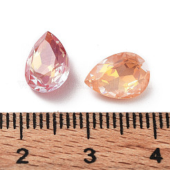 Cabochon di strass di vetro k9 galvanizzato&nbsp;RGLA-M016-B01-AM