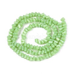 Непрозрачное стекло бисер нитей GLAA-N019-4mm-16