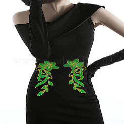 1 пара вышитых ниток для вышивки цветов на тканевой основе&nbsp;PATC-LP0001-49