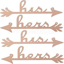 Его и ее стрелка стул подписывает баннер DIY-WH0157-34