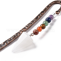 Закладка из натурального кристалла кварца&nbsp;AJEW-C025-01J