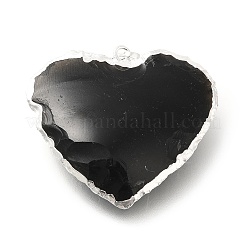 Природные подвески обсидиана&nbsp;G-P487-04P