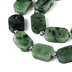 Натуральный рубин в цоизита бусин пряди&nbsp;G-T138-26A-09