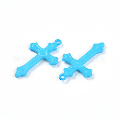Opake Acryl Anhänger&nbsp;SACR-WH0017-01A