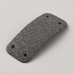 合成皮革の無地衣類ラベル  長方形  キャメル  70x30x1.2mm  穴：3mm&nbsp;DIY-WH0816-578A