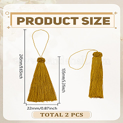 2 шт. нейлоновая подвеска с кисточками&nbsp;HJEW-LP0002-42A