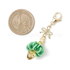 Елочные украшения из полимерной глины и стекла подвески&nbsp;HJEW-MZ00326