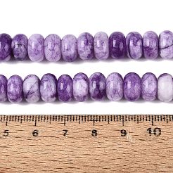 Natürliche weiße Jade perlen Stränge&nbsp;G-Q613-01F-25