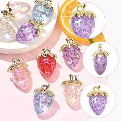 10шт 5 стиля прозрачные акриловые подвески MACR-FS0002-09