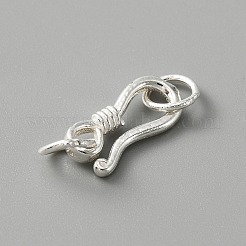 925 sterling silver fermagli s-gancio&nbsp;LS-FIND-WH0114-71B