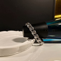 Bracelets extensibles unisexes en alliage sculpté et perles&nbsp;BI5144