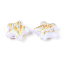 Непрозрачные акриловые бусины OACR-T028-84C