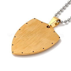 Крест религиозный тег 201 нержавеющая сталь кулон ожерелье с железными цепями коробки&nbsp;LS-NJEW-D048-05GP