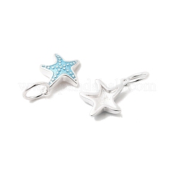 Подвески в виде морских звезд из стерлингового серебра с эмалью Ocean 925&nbsp;STER-K188-11S