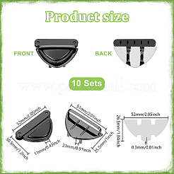 10 сумка железные замки для кошельков&nbsp;FIND-NB0006-44B