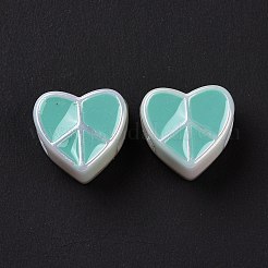 УФ-покрытие Радужные переливающиеся акриловые европейские бусины SACR-E009-29