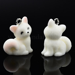 Кулоны из флокированной смолы RESI-N032-14