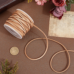 20 ярд плоских кожаных шнуров WL-CL0001-16C