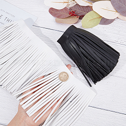 2м бахромы из искусственной кожи 2 цветов&nbsp;DIY-GF0006-33