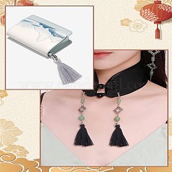 80шт 20 цвета полиэфирная кисточка кулон украшения&nbsp;FIND-LP0001-97