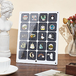 Акрил с фетровым лотком для памятных монет AJEW-WH0471-110A