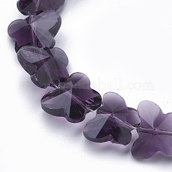 Perle di vetro trasparente&nbsp;GLAA-Q066-14mm-B03
