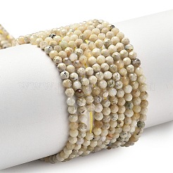 Природные желтые опал бусины пряди G-B145-A03-3mm