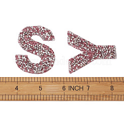 Нашивки со стразами в виде алфавита&nbsp;FW-TAC0001-01C