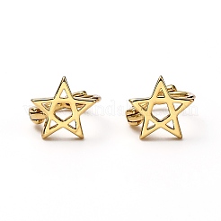 Laiton Huggie boucles d'oreilles&nbsp;EJEW-H121-09G