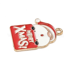 Рождественские эмали сплава подвески&nbsp;ENAM-B035-02F-07KCG