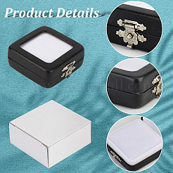 3 шт. россыпью алмазные коробки из искусственной кожи CON-GF0001-14