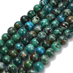 Природные хризоколлу бисер нитей G-L642-B12-6mm