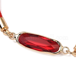 12 pz 12 colori braccialetti in poliestere&nbsp;BJEW-P340-13B-G