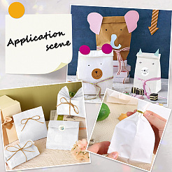 50 шт. прямоугольные бумажные пакеты для выпечки CARB-SP0001-05C-01