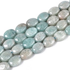 Природных амазонит бисер нитей G-T142-24