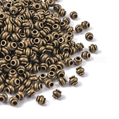 Тибетском стиле сплав Шарики прокладки&nbsp;TIBEB-S039-040AB-NR