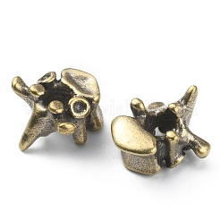 Латунные бусины в форме позвонков&nbsp;FIND-WH0143-84AG