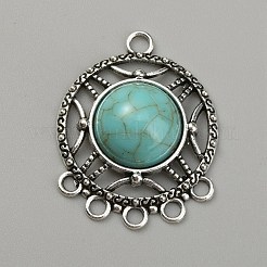 Звенья компонентов люстры из синтетической бирюзы&nbsp;FIND-TAC0011-49A-AS