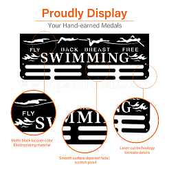Спортивная тема железная вешалка для медалей настенная стойка для дисплея ODIS-WH0021-564